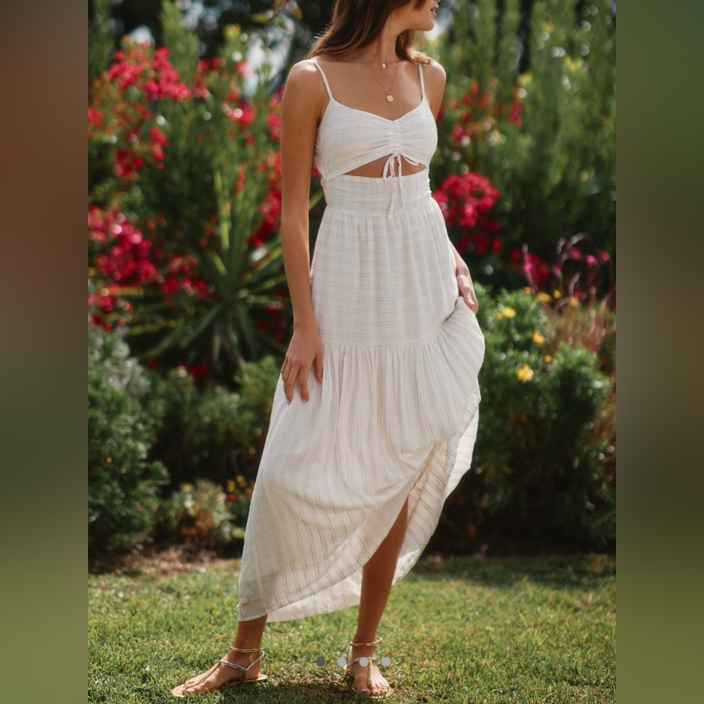 L*Space White Maxi Dress